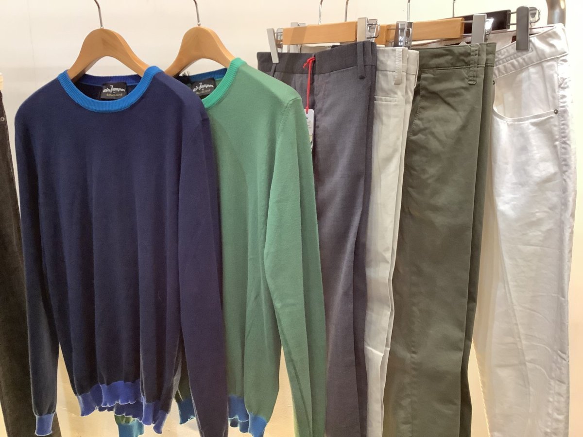 画像1: 新入荷　men's　秋色ニットとパンツ (1)