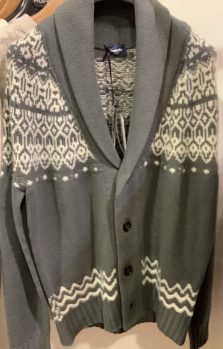 画像1: men'sニットI🇮🇹 カシミヤ＆ウールのオシャレニット (1)