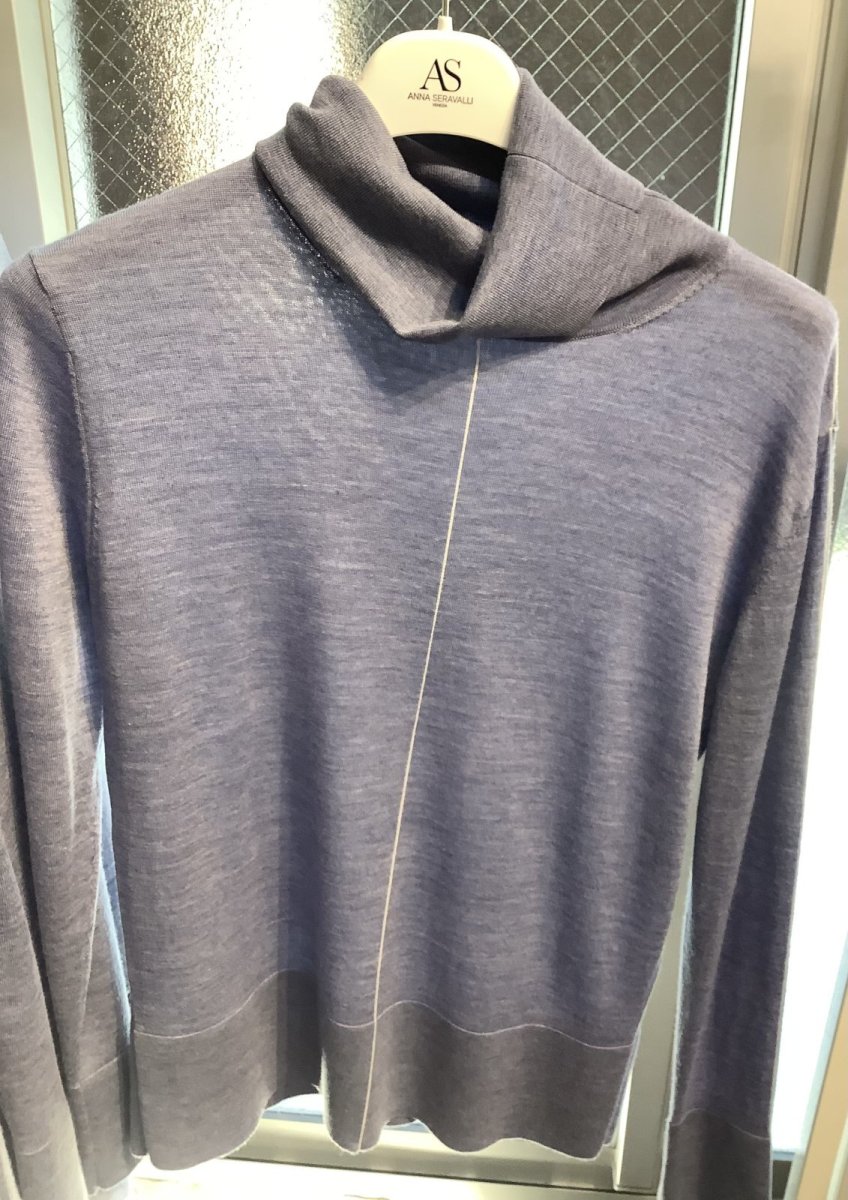 画像6: 秋🍂にオススメ薄手キレイ色🇮🇹100%メリノウールのニット (6)